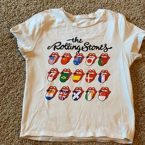 Rolling Stones crop top